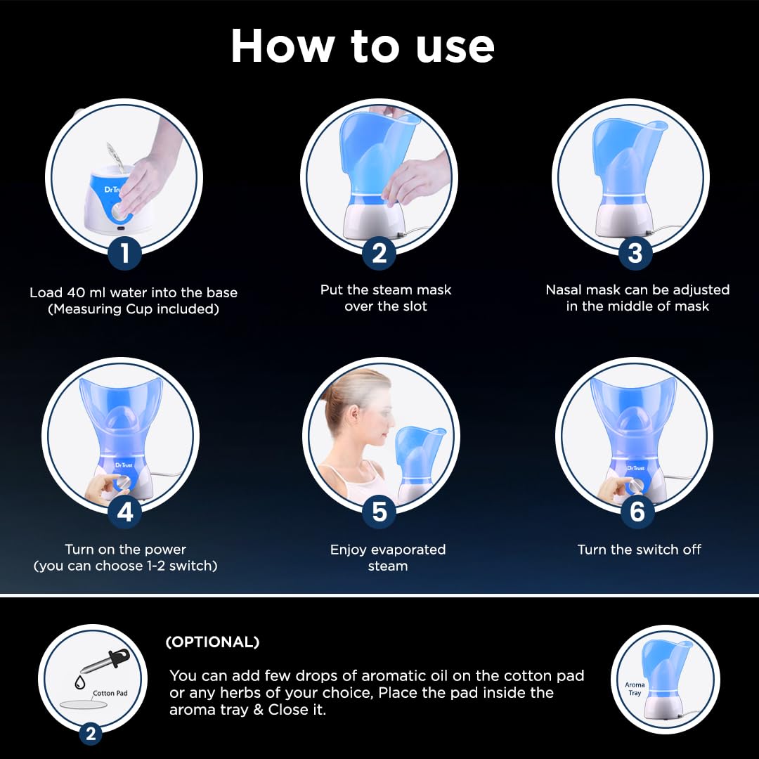 Dr Trust Home Spa Face/Nose Vapouriser Steamer: A Breath of Fresh Air for Cold and Cough Sufferers