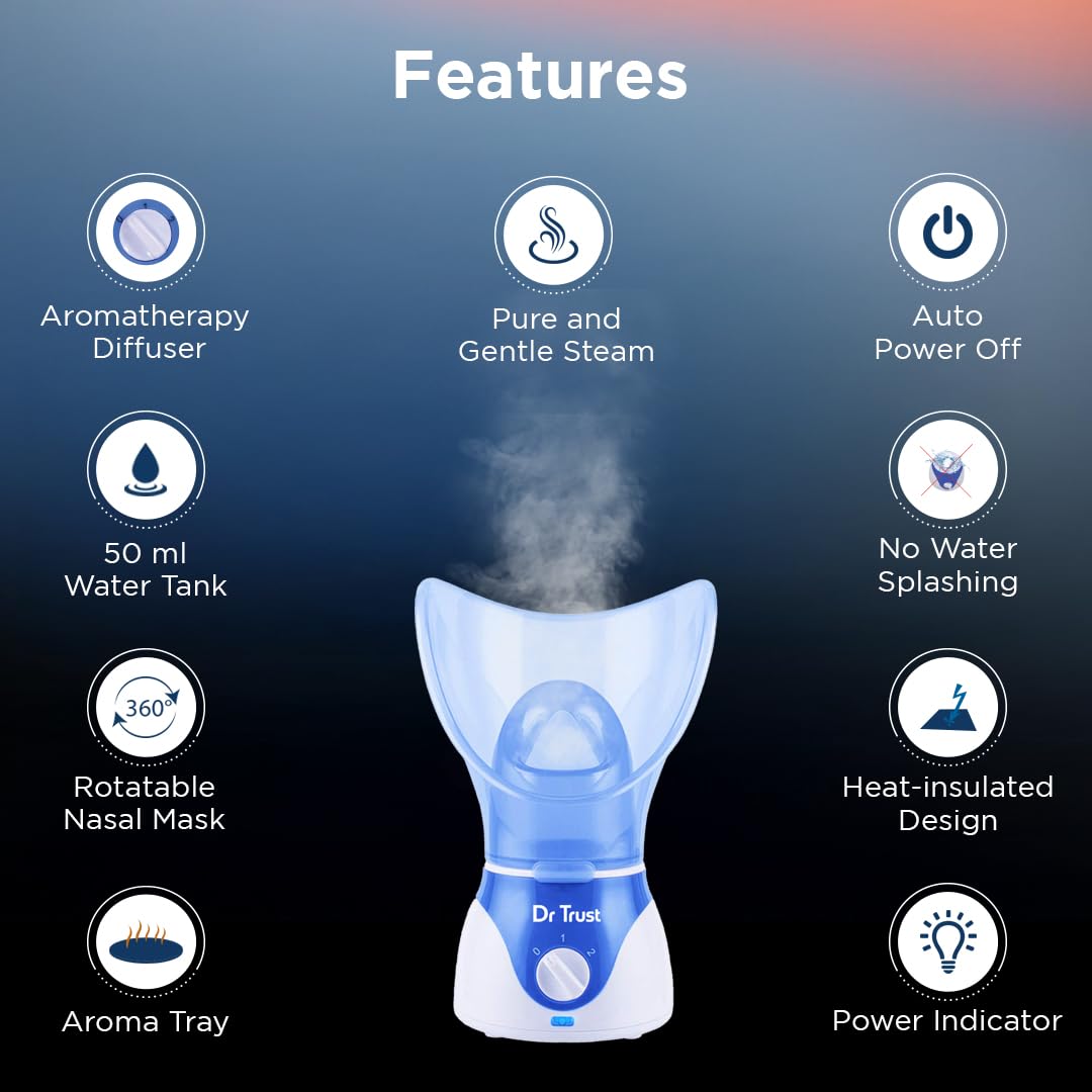 Dr Trust Home Spa Face/Nose Vapouriser Steamer: A Breath of Fresh Air for Cold and Cough Sufferers